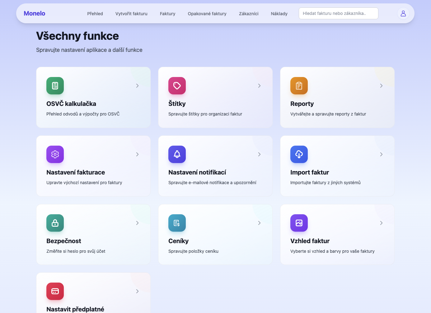 Monelo - AI assistant for invoicing